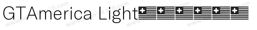GTAmerica Light字体转换